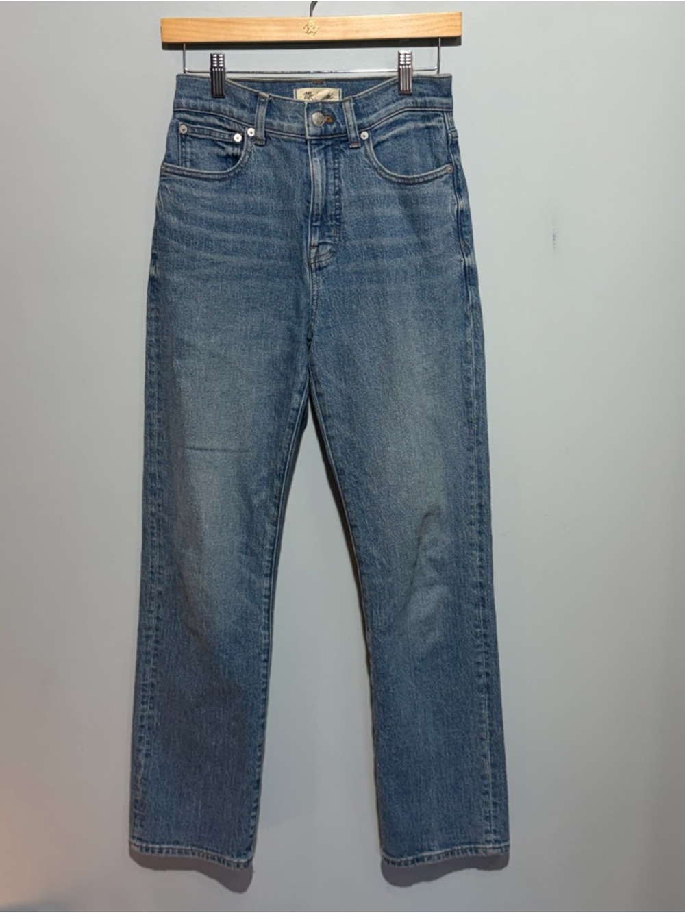 Madewell "90's Straight" High Rise Jeans